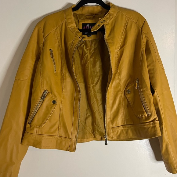dELiA*s Jackets & Blazers - Leather Bomber Jacket